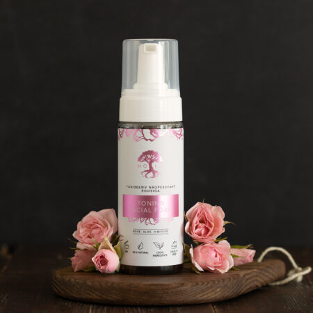 Toning Facial Foam with Rose